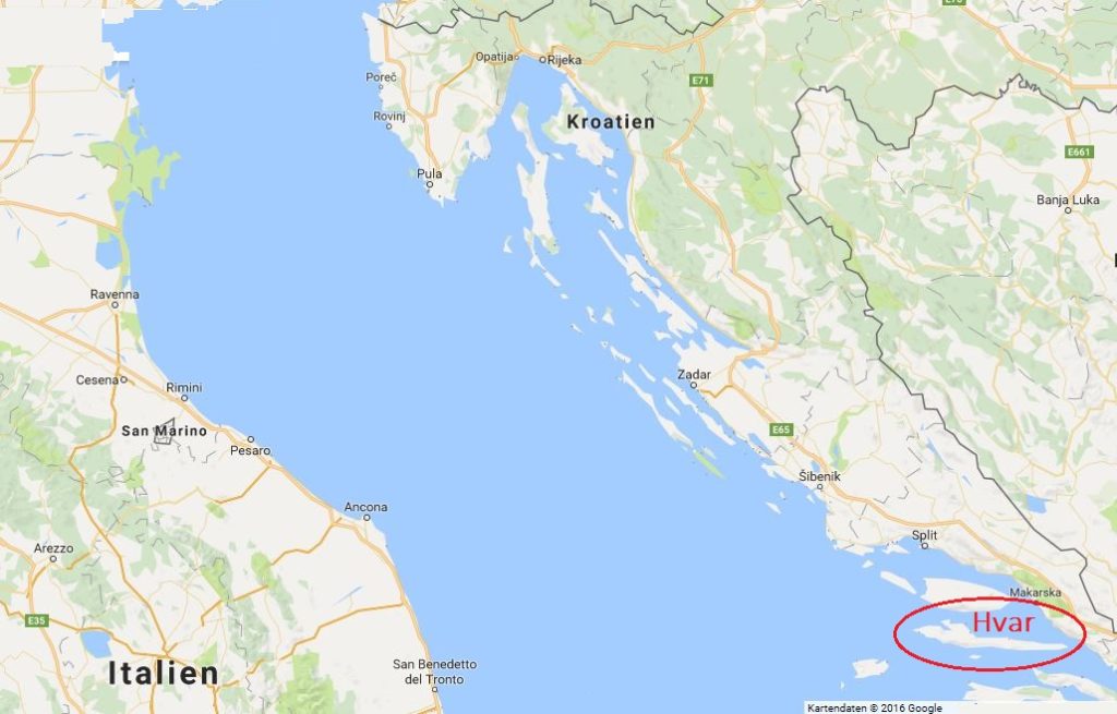 Split und Kroatien Lage